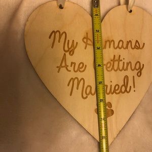 My Humans are Getting Married Sign